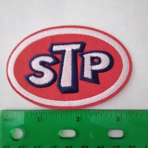 STP Logo Patch in Red and White
